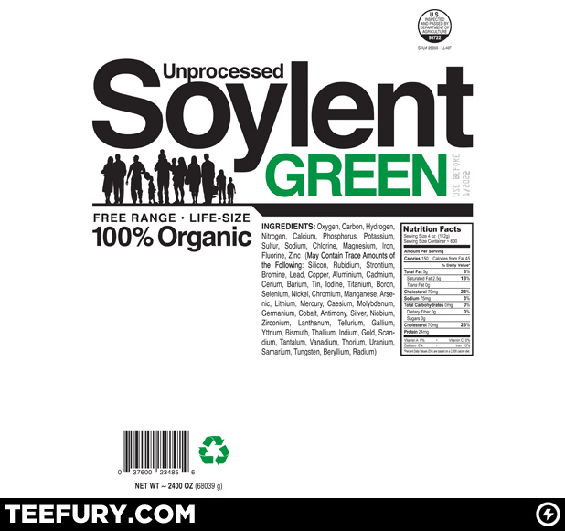TeeFury - Soylent GREEN